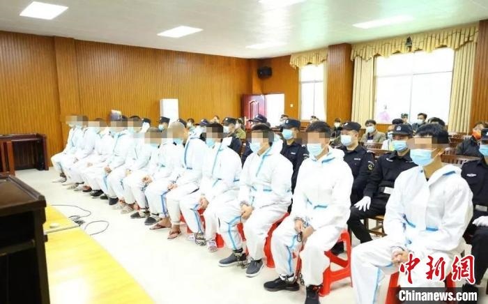 圖為庭審現(xiàn)場?！|蘭法院 攝