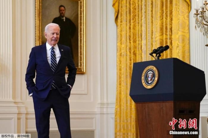 資料圖：美國總統(tǒng)拜登。