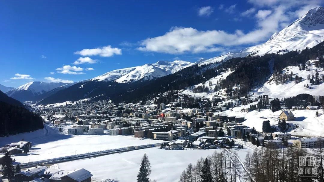 △瑞士，達(dá)沃斯小鎮(zhèn)。