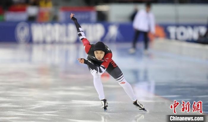 高亭宇在比賽中。圖片來源：黑龍江省體育局。