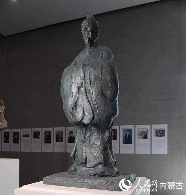 吳為山作品《管子》。實習(xí)生 楊光攝