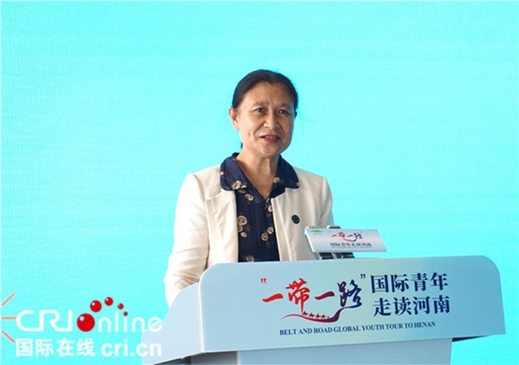 中國(guó)人民對(duì)外友好協(xié)會(huì)二級(jí)巡視員李冬梅致辭。賈親親 攝