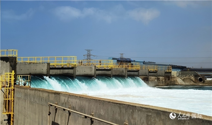 圖為取排水工程項(xiàng)目一景。人民網(wǎng)記者管克江攝