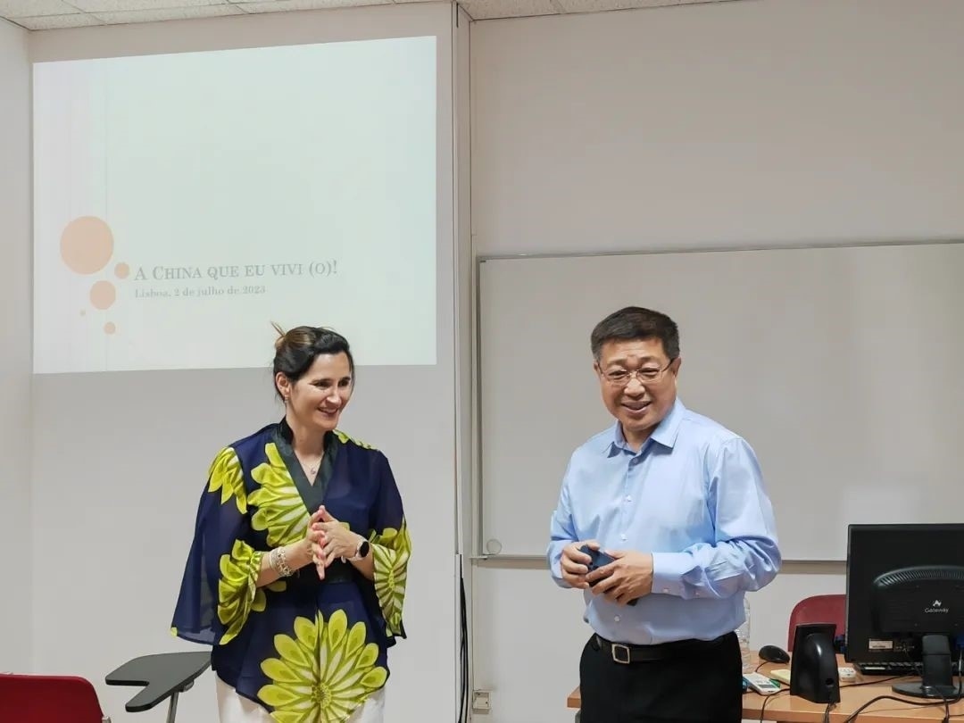 里斯本大學(xué)孔子學(xué)院組織漢語(yǔ)角活動(dòng)。 圖片來(lái)源：里斯本大學(xué)孔子學(xué)院公眾號(hào)