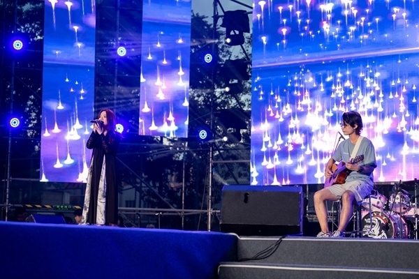 歌會(huì)現(xiàn)場(chǎng)。人民網(wǎng)記者 翁奇羽攝