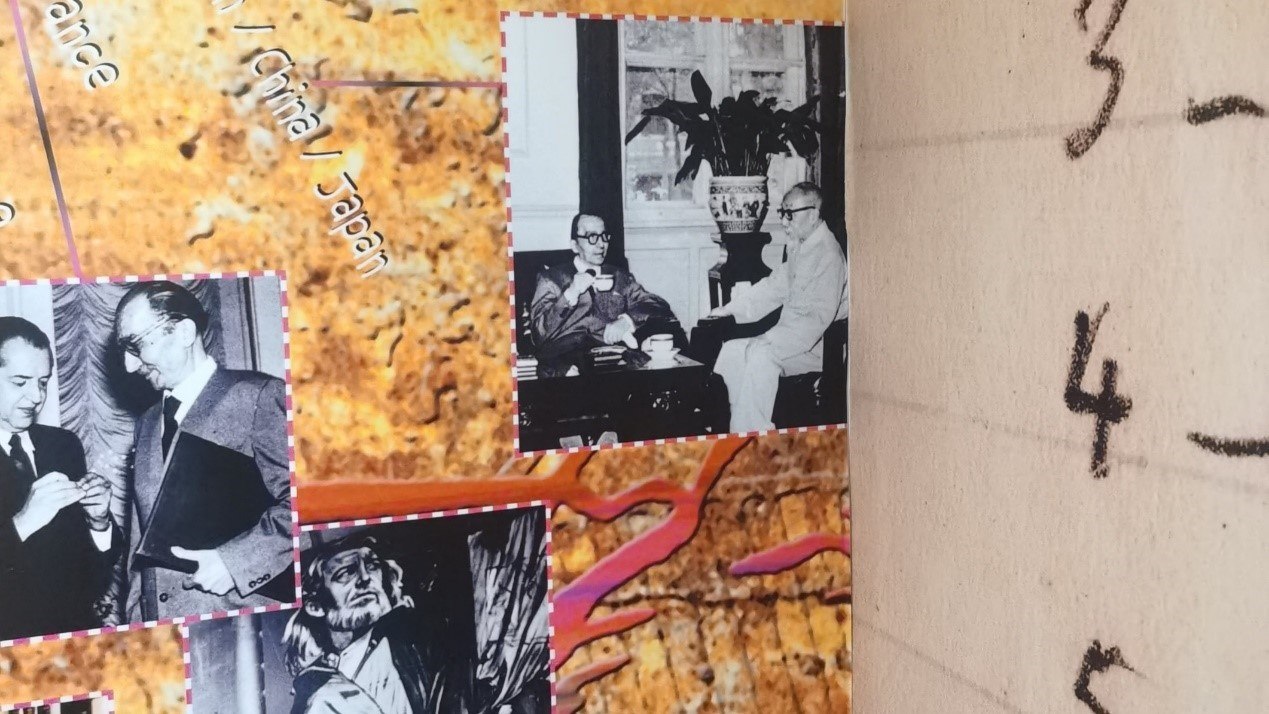 1957年，卡贊扎基斯第二次訪問中國，期間與作家茅盾進(jìn)行交流。人民網(wǎng)記者 葛泰佚攝