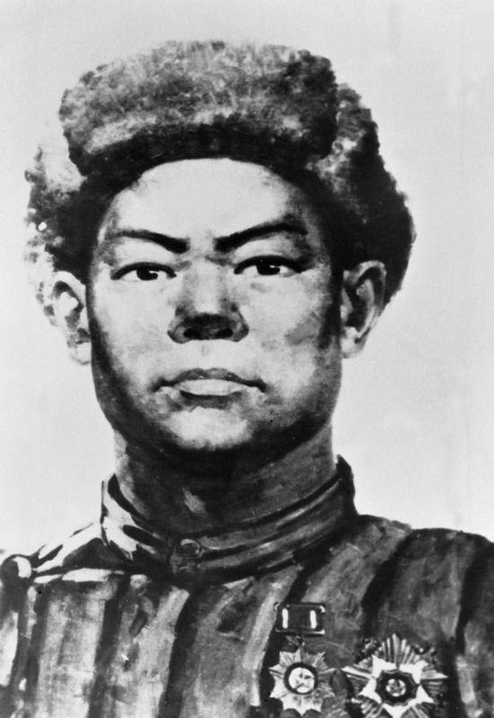 這是黃繼光像。新華社發(fā)（資料照片）