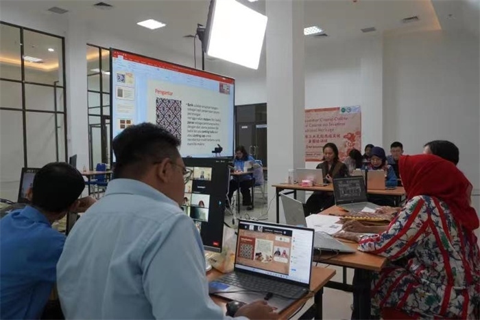 活動(dòng)現(xiàn)場。供圖：印尼三一一大學(xué)孔子學(xué)院