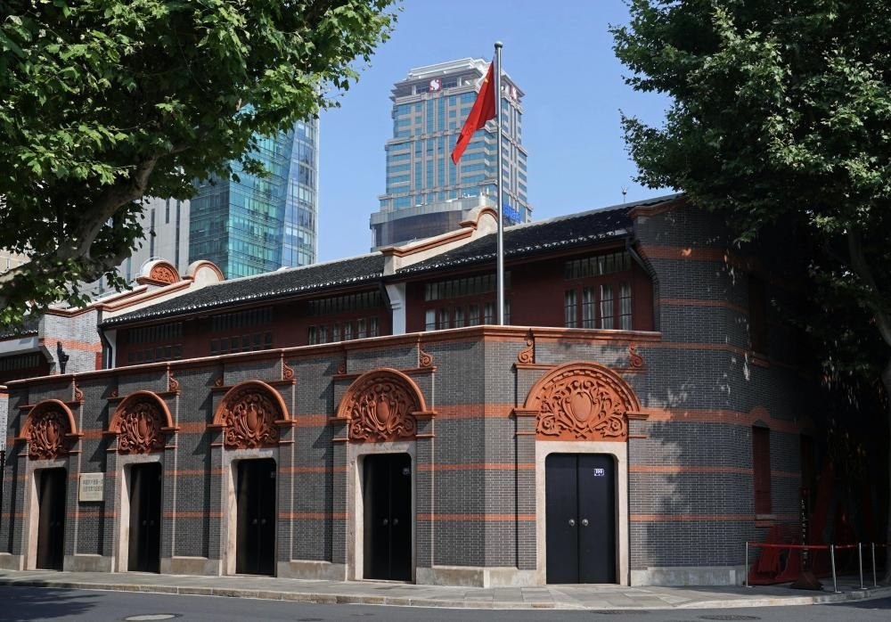 2023年6月9日拍攝的中共一大會(huì)址外景。新華社記者 劉穎 攝