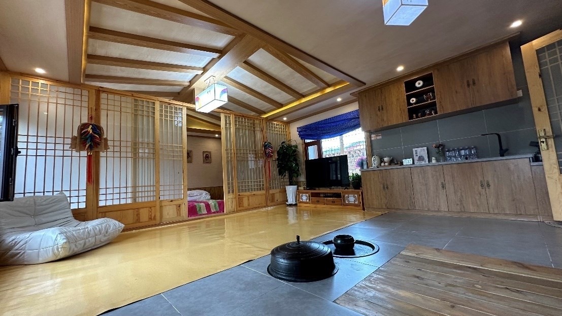 具有朝鮮族特色的民宿。人民網(wǎng)記者 金洪花 攝