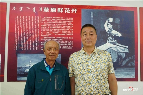 ?。▽O普〔左〕與吳恩〔右〕 央視網(wǎng)記者隋佳桐 攝）