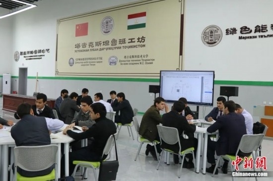 2023年4月，位于杜尚別的塔吉克斯坦魯班工坊課堂。張碩 攝