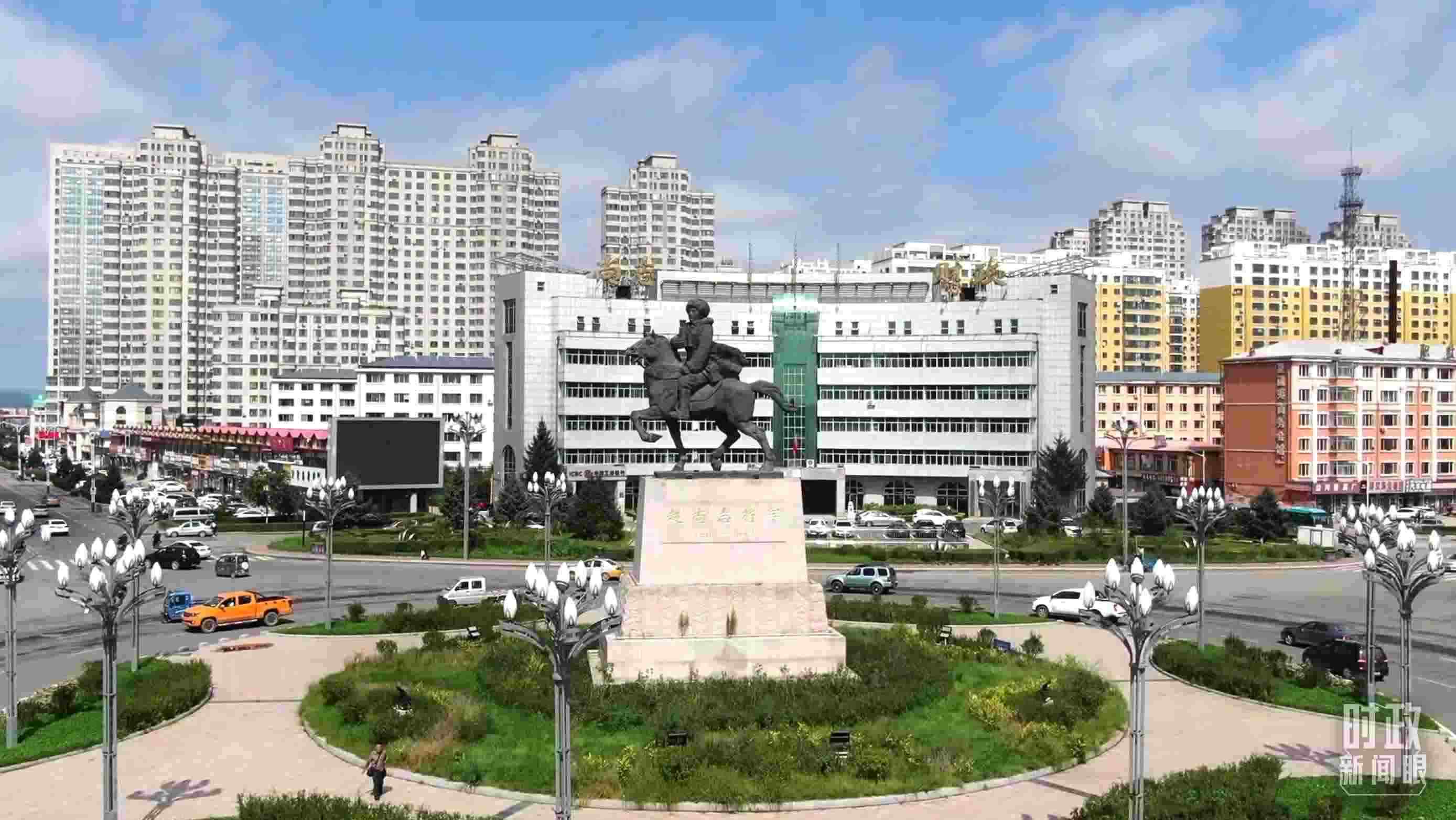 △哈爾濱市尚志市航拍。（總臺(tái)央視記者張耿生拍攝）