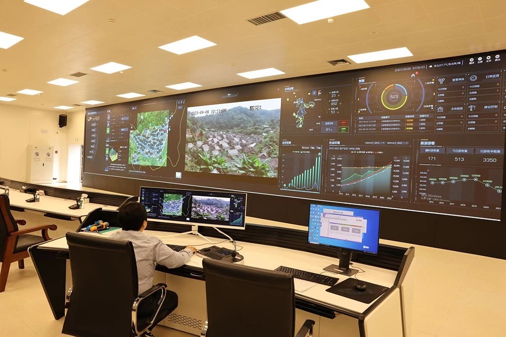 景邁山遺產(chǎn)監(jiān)測中心。普洱景邁山古茶林保護管理局供圖