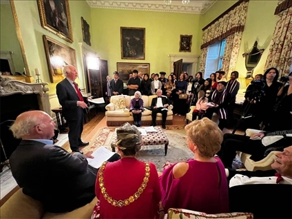 藝術節(jié)舉辦的人文交流活動。主辦方供圖