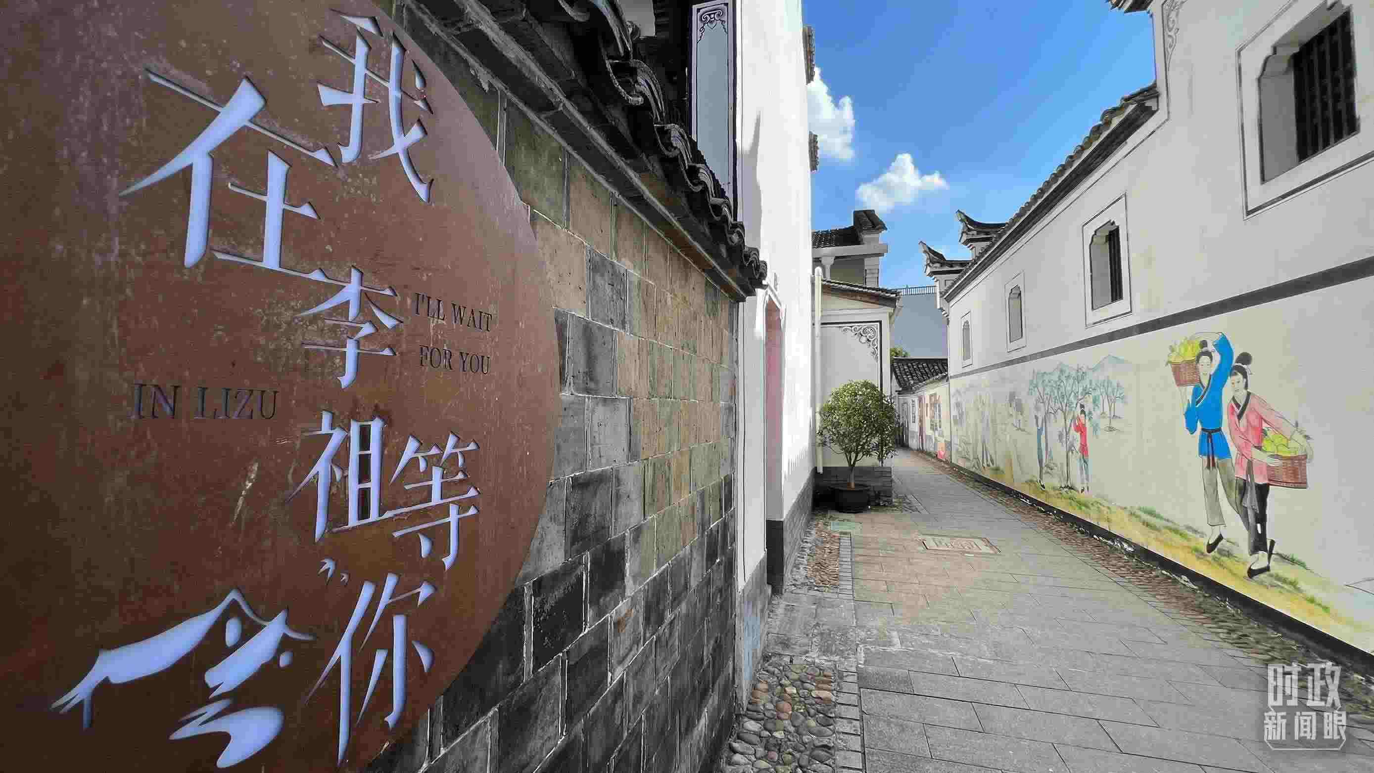 △村內干凈整潔的小巷子。（總臺央視記者李煒拍攝）