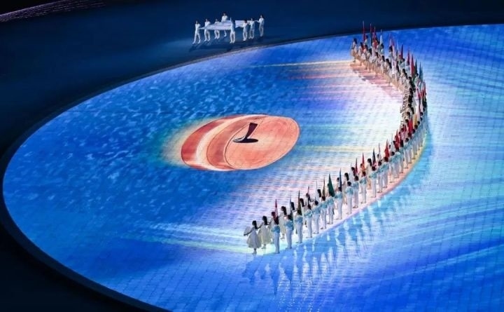 杭州第19屆亞運(yùn)會(huì)開(kāi)幕式 圖源：新華社