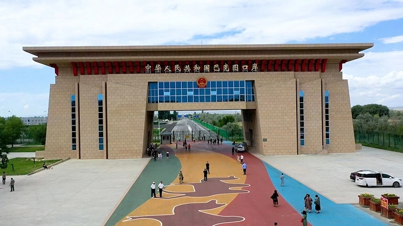 圖為塔城巴克圖口岸。塔城融媒體中心 張亭宇攝