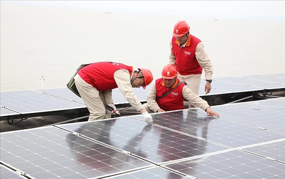 開山島微電網(wǎng)的投運建設(shè)。受訪者供圖