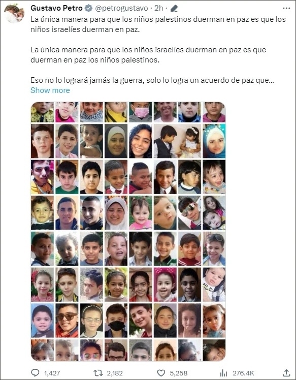 巴以爆發(fā)新沖突后，他再指西方“雙標”