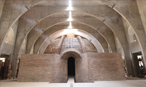 ↑ 景德鎮(zhèn)一處柴窯。（2020年7月13日攝）