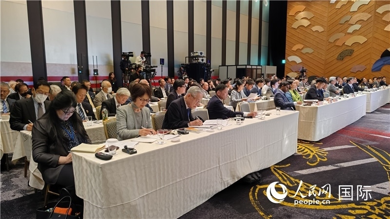 “一帶一路”倡議十周年國際研討會(huì)現(xiàn)場。人民網(wǎng) 蔣曉辰攝