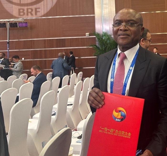 “一帶一路”企業(yè)家大會(huì)的外方代表。人民網(wǎng)記者 申佳平攝