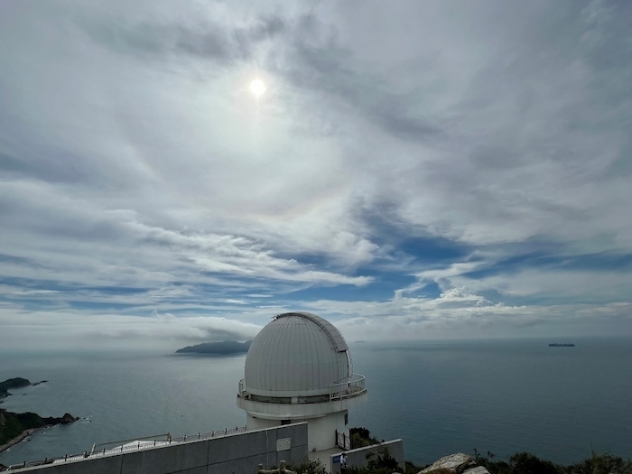 天文樓太陽望遠(yuǎn)鏡圓頂。人民網(wǎng)高清揚(yáng)攝