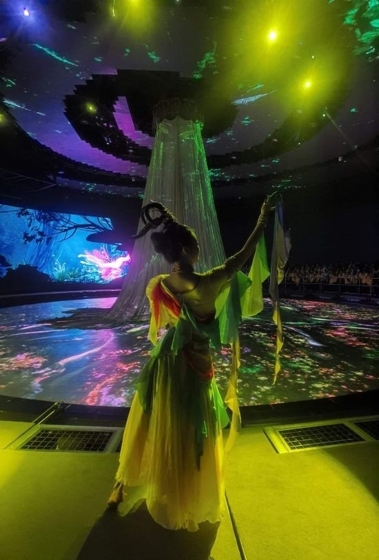 《天釀》演出場(chǎng)景。本報(bào)記者常雯宜攝