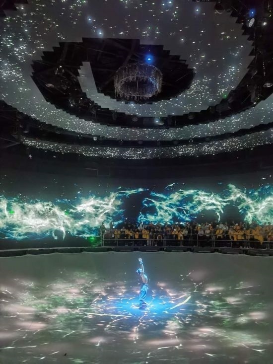 《天釀》演出場(chǎng)景。本報(bào)記者常雯宜攝