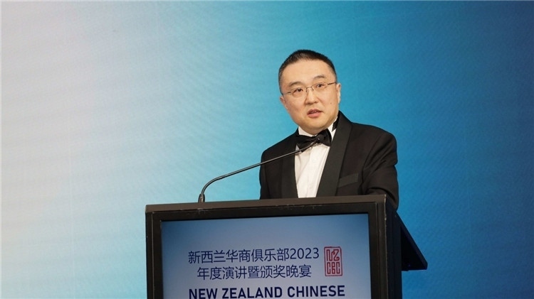 中國駐新西蘭大使王小龍。攝影：張凱