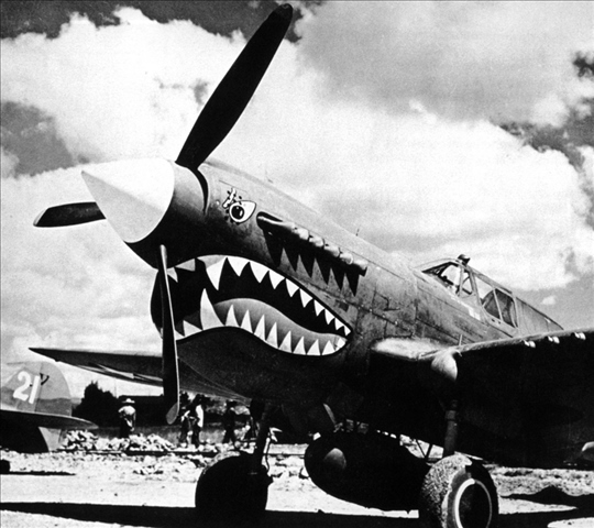 陳納德組織的美國志愿航空隊“飛虎隊”駐扎在芷江機(jī)場（資料照片）。新華社發(fā)