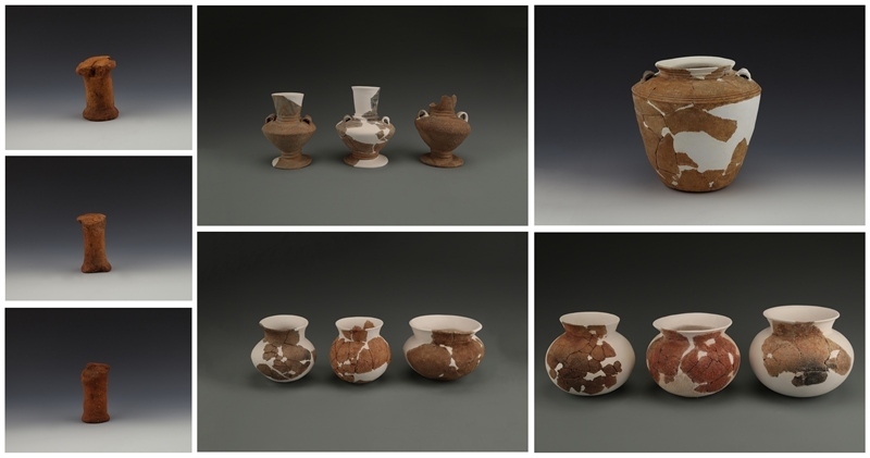 龜山遺址出土陶器。國(guó)家文物局供圖