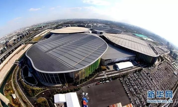 中國國際進口博覽會舉辦場地——國家會展中心（上海）。新華社記者 凡軍 攝