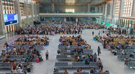 大量旅客乘坐中老鐵路出行。主辦方供圖