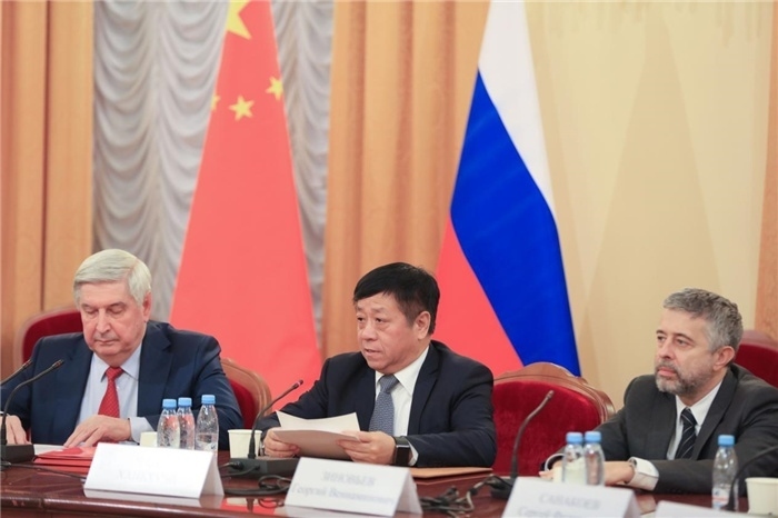 張漢暉大使致辭。駐俄羅斯使館供圖