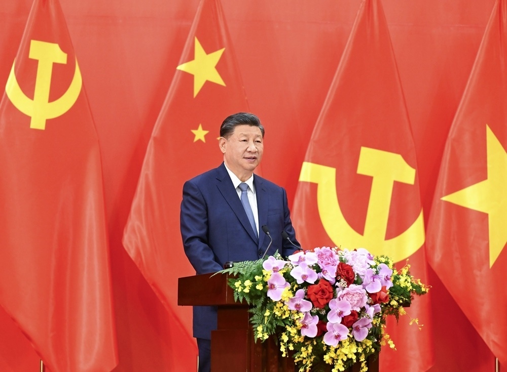 習(xí)近平總書記發(fā)表題為《賡續(xù)傳統(tǒng)友誼，開創(chuàng)中越命運(yùn)共同體建設(shè)新征程》的重要講話。