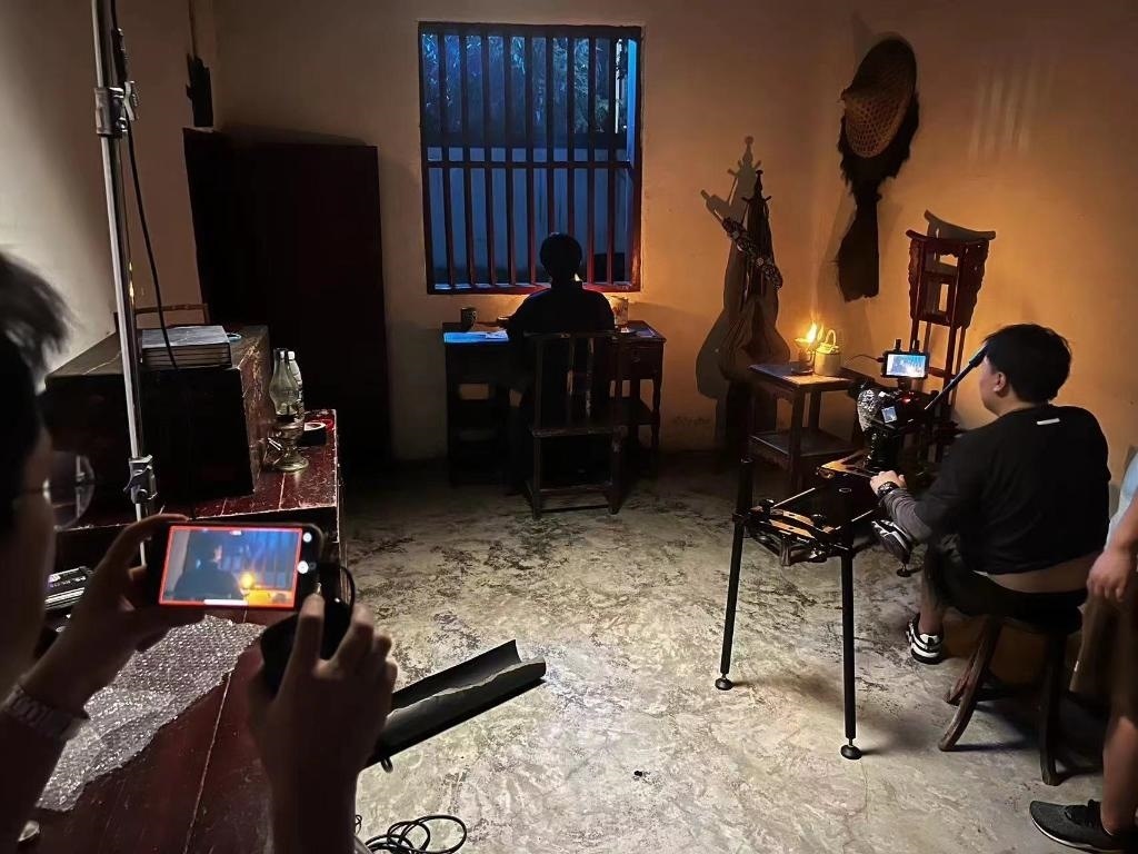 制作團隊拍攝《毛澤東書信故事》（片方供圖）