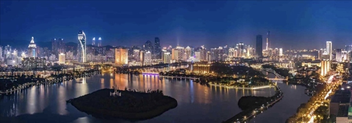 筼筜夜色。（圖源：人民日報(bào)）