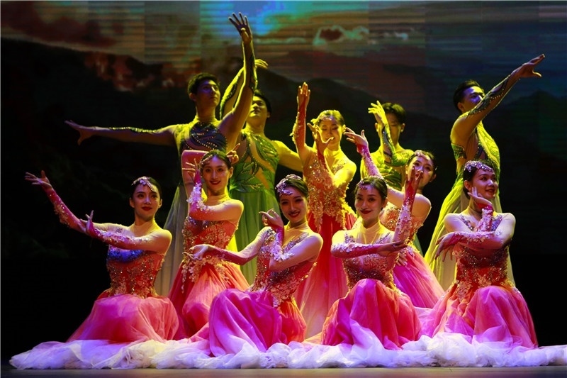 2024年“四海同春”慰僑訪演團亞太團新西蘭惠靈頓演出現(xiàn)場。圖片由陸欣讌、孟韜、葉勇提供