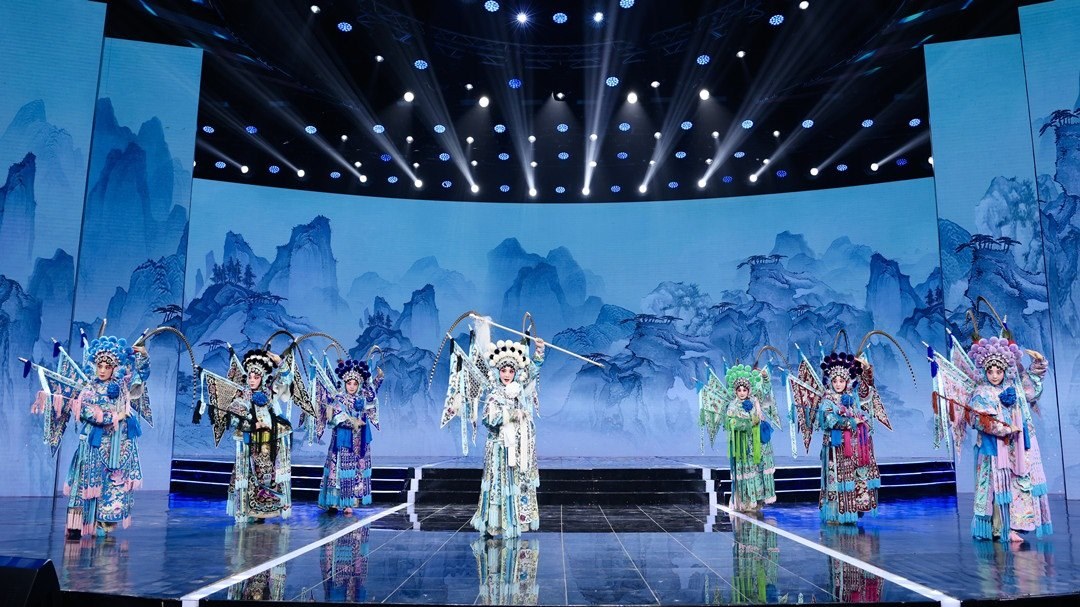 圖：秦腔戲曲《楊門女將》 表演者：惠敏莉、趙璐璐等