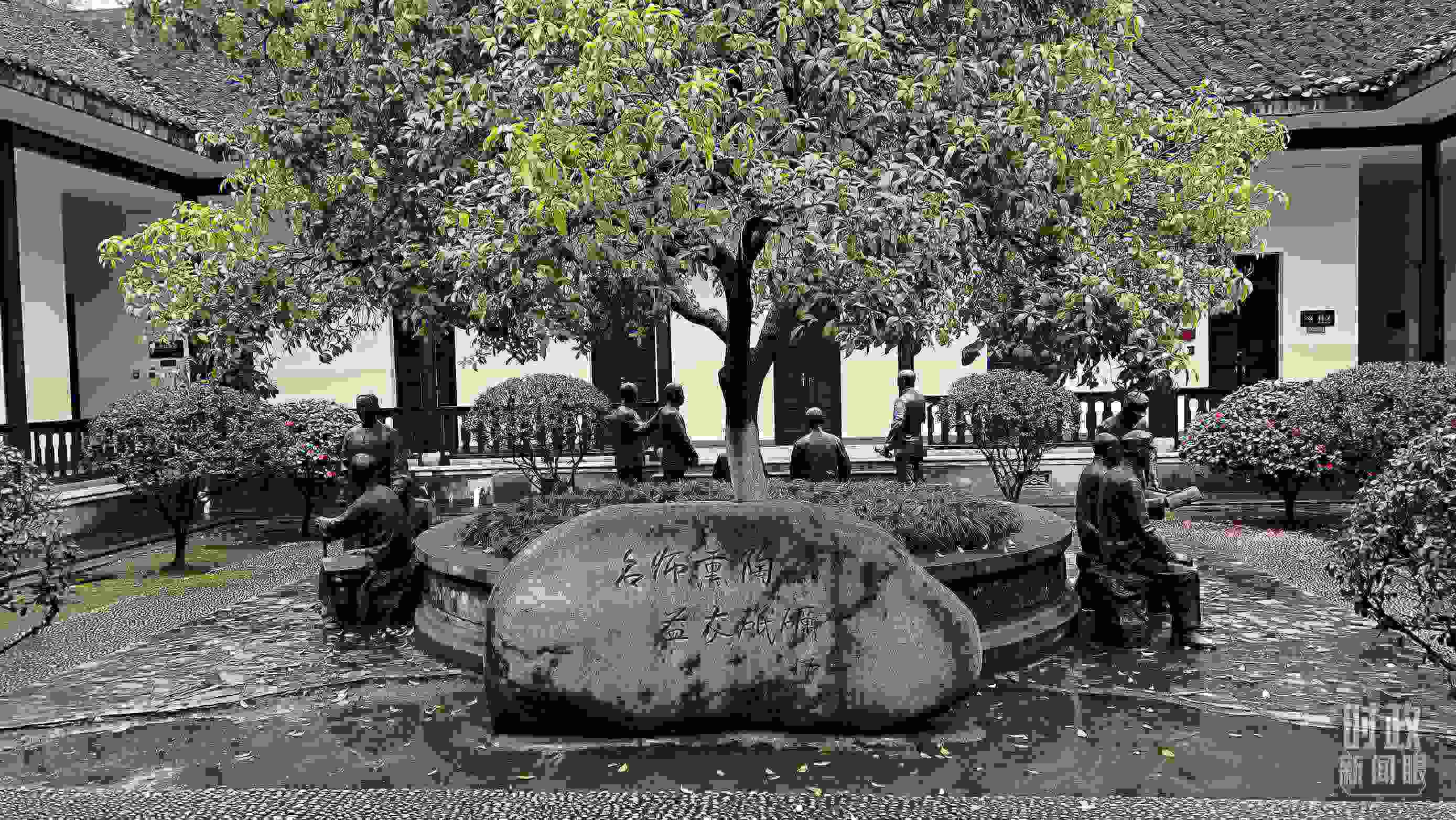 △湖南第一師范學(xué)院（城南書院校區(qū)）。（總臺(tái)央視記者覃思拍攝）