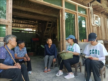 △ 2022年7月，華中師范大學(xué)生命科學(xué)學(xué)院鄉(xiāng)村振興之旅暑期實踐隊赴湖北省恩施市宣恩縣長潭河侗族鄉(xiāng)開展“生態(tài)文明助力鄉(xiāng)村振興”暑期社會實踐活動。