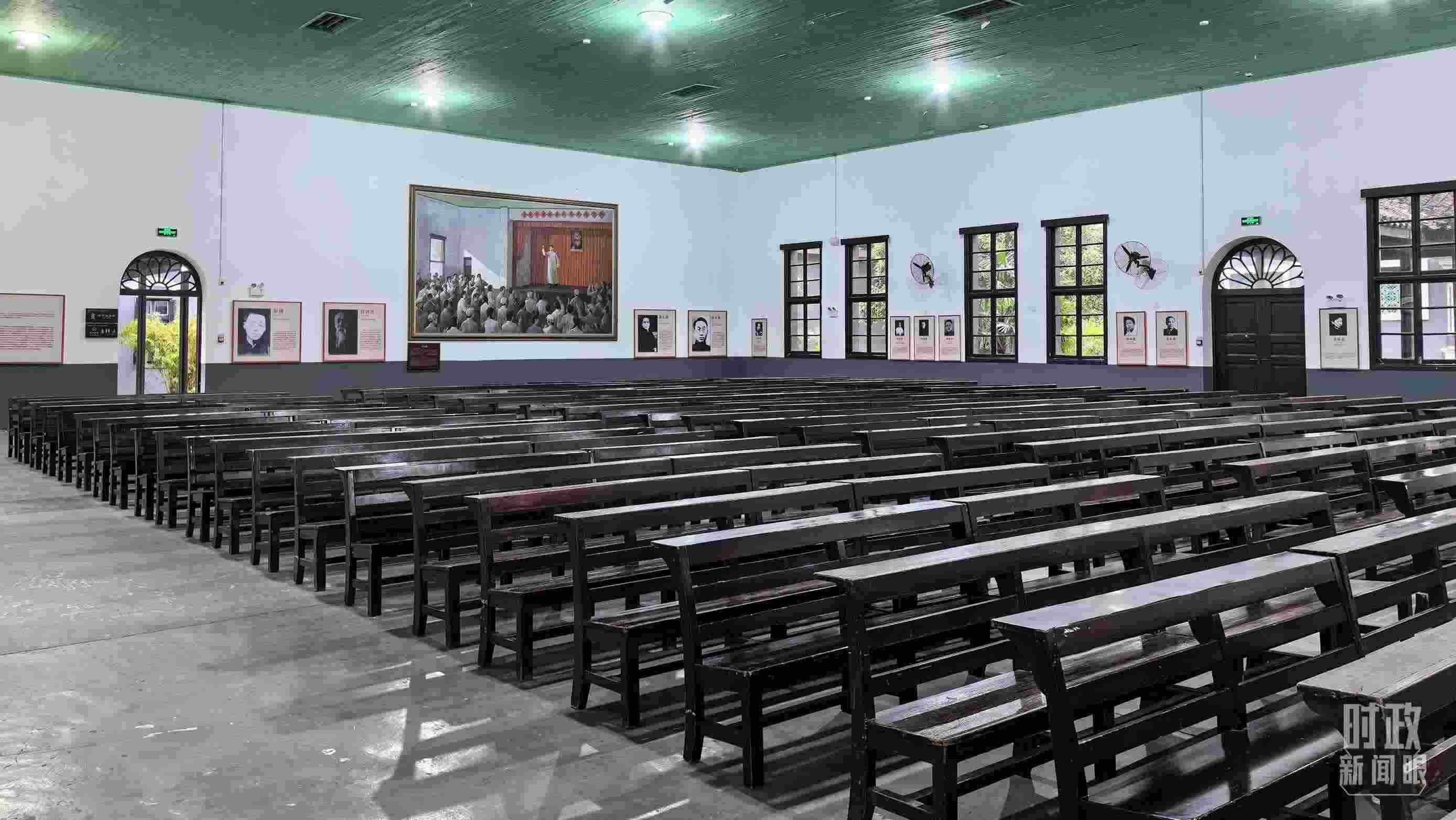 △湖南第一師范學(xué)院（城南書院校區(qū)）大禮堂。（總臺(tái)央視記者趙化拍攝）