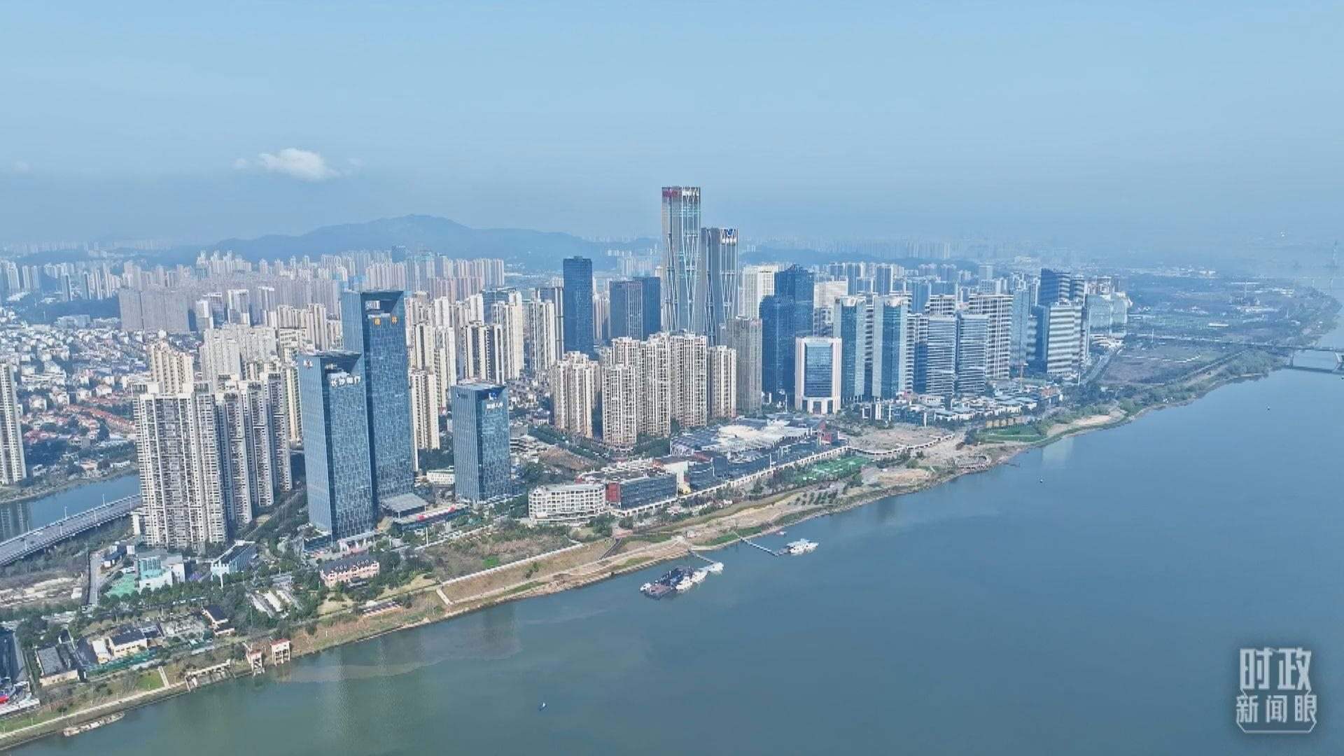 △俯瞰長沙。（總臺央視記者范凱拍攝）