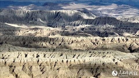 西藏阿里地區(qū)札達(dá)土林國家地質(zhì)公園。人民網(wǎng)記者 次仁羅布攝