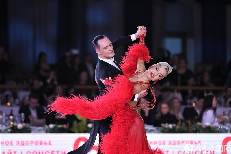 第五屆“克里姆林宮杯”國標(biāo)舞錦標(biāo)賽現(xiàn)場。于子恒攝