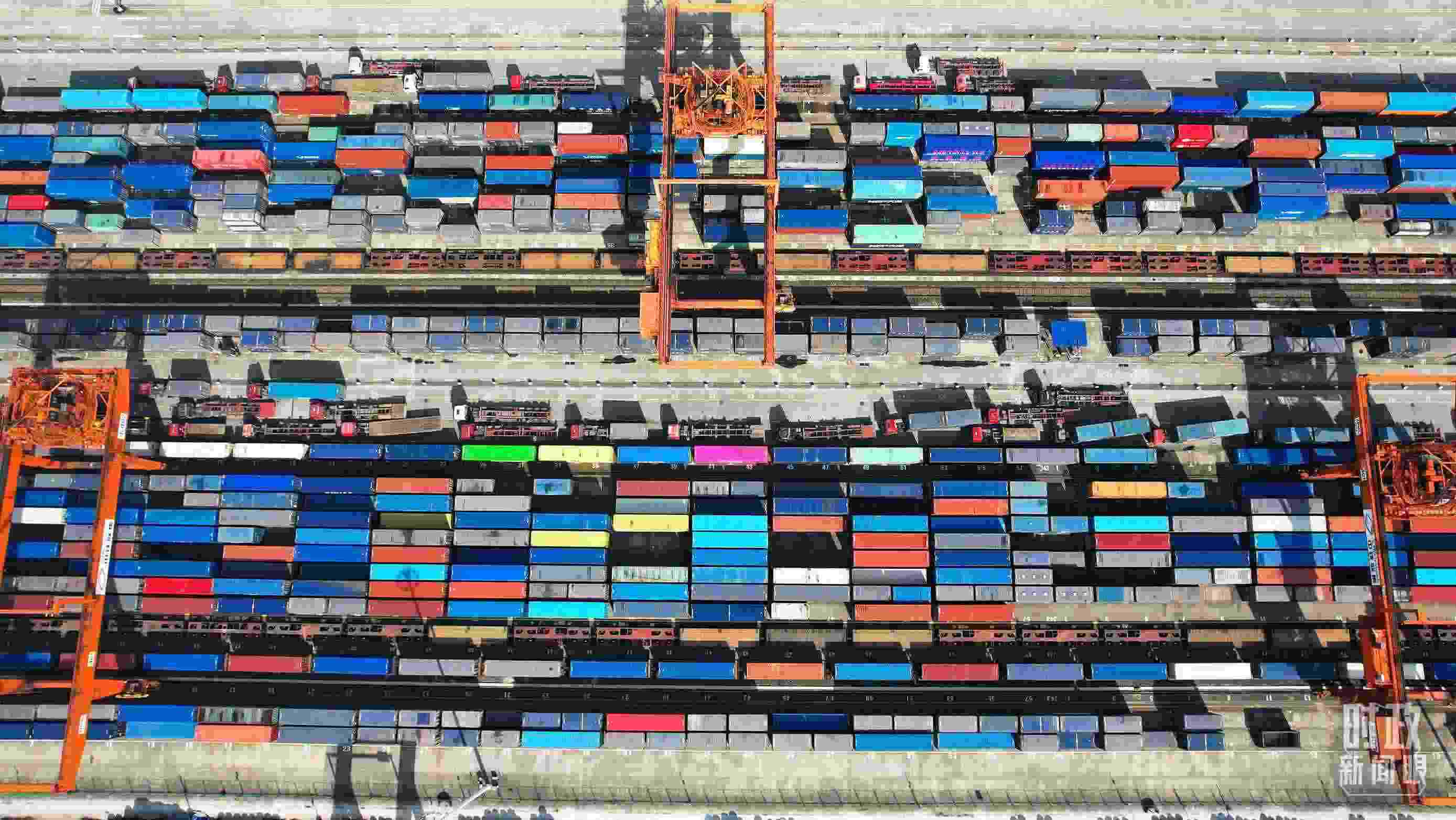 △重慶國際物流樞紐園區(qū)。（總臺記者楊洋拍攝）