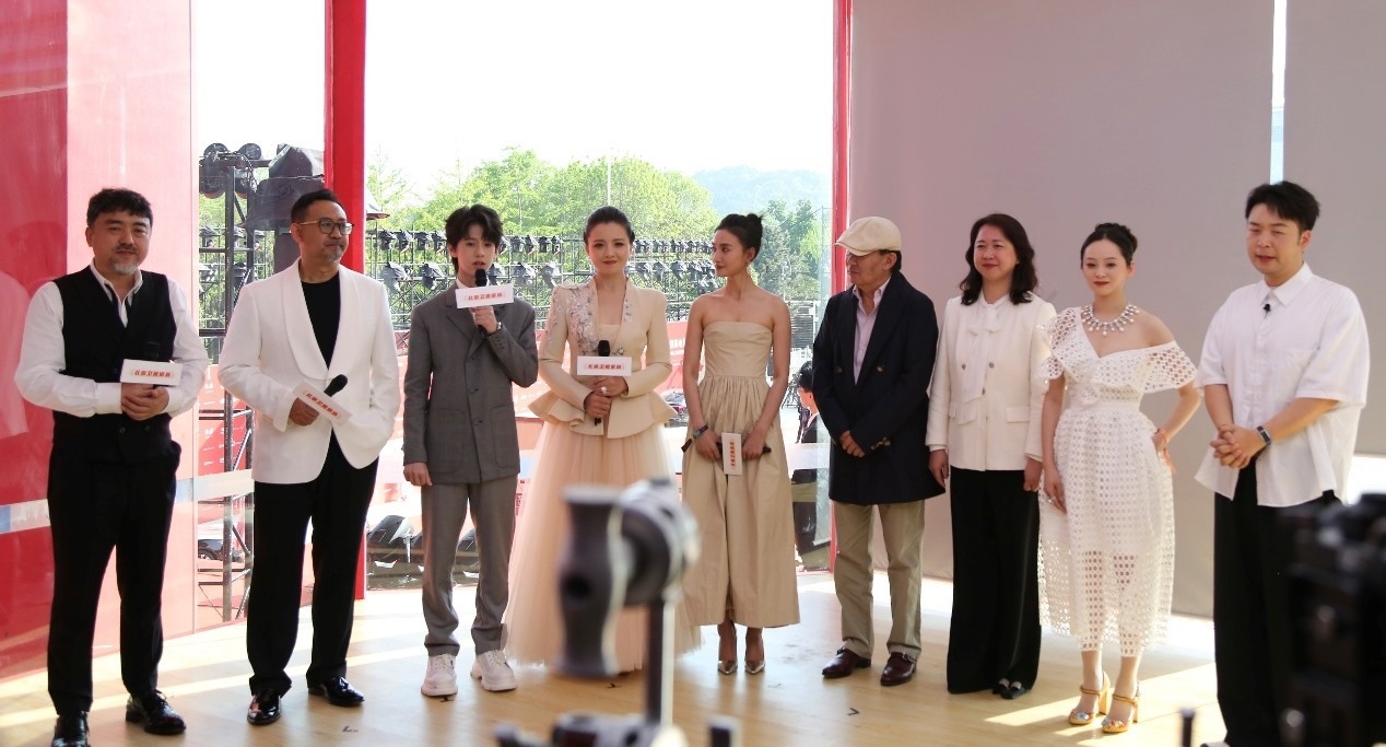 “品牌助力電影”公益直播活動現(xiàn)場。主辦方供圖