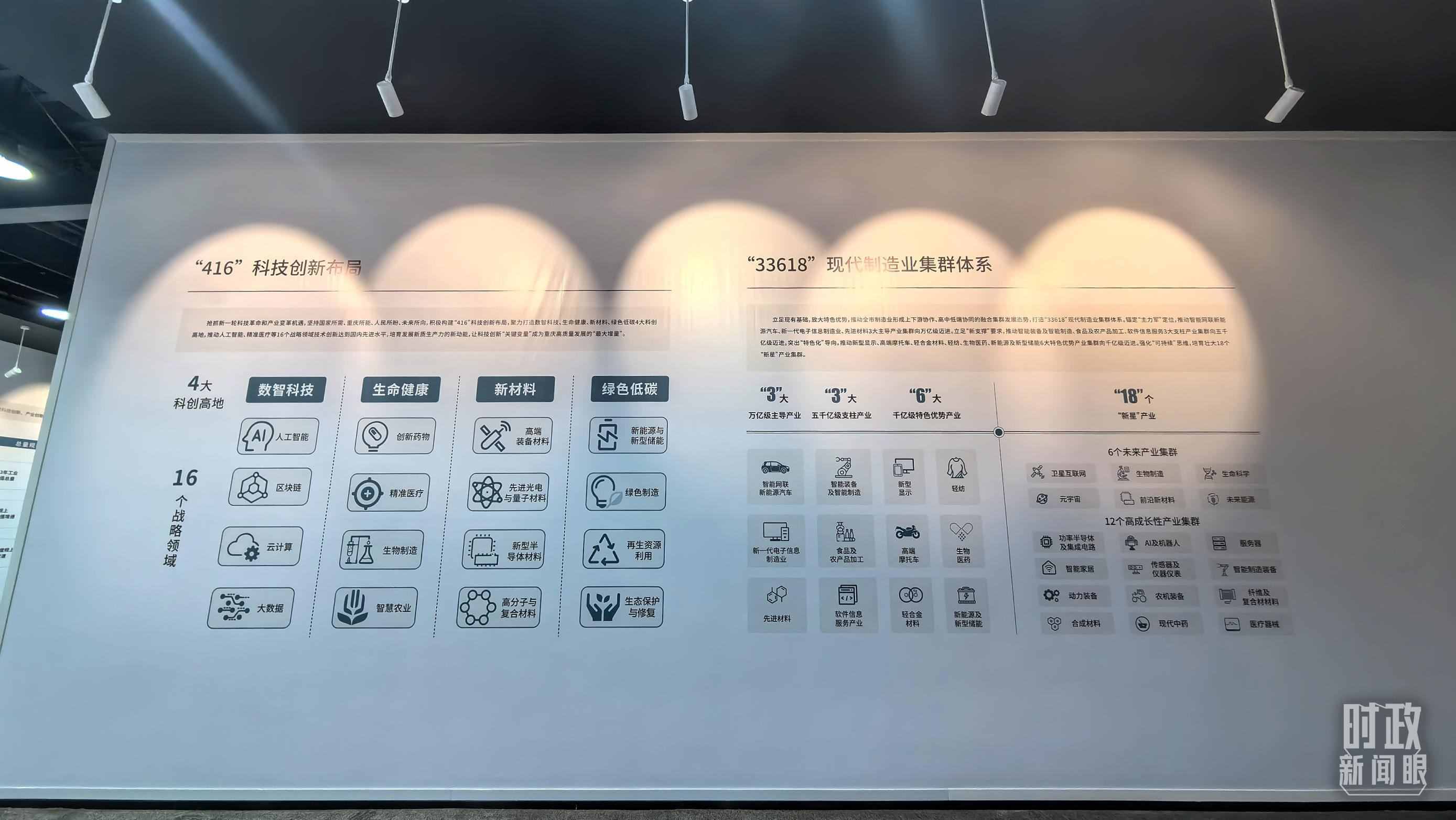 △重慶科技創(chuàng)新和產(chǎn)業(yè)發(fā)展成果展示。（總臺(tái)央廣記者潘毅拍攝）